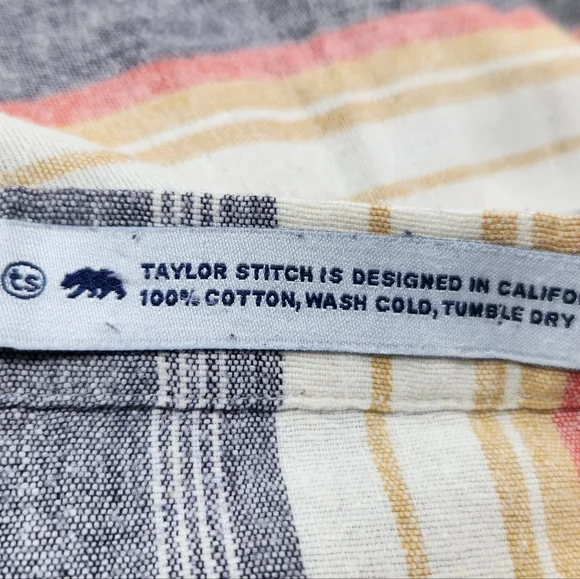 Taylor stitch striped shirt. - Picture 4 of 6